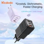 Mcdodo Dichromatic 67W 3-Ports GaN Charger