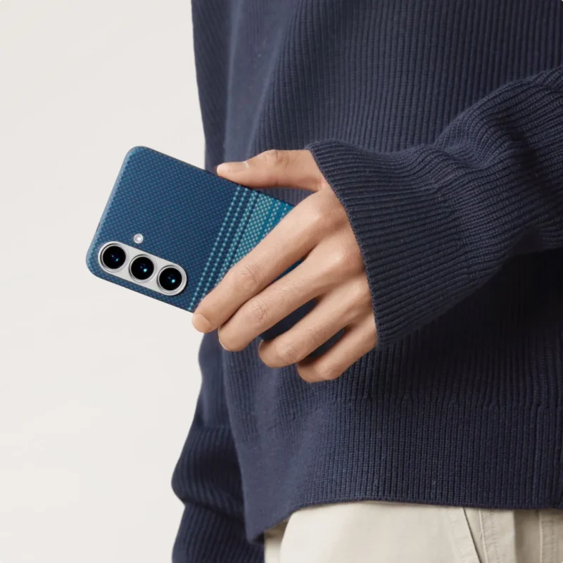 Pitaka Tactile Woven Case for Samsung Galaxy S25 Ultra (Thin and Light Case With Unique Woven Textures and Magsafe Compatibility)