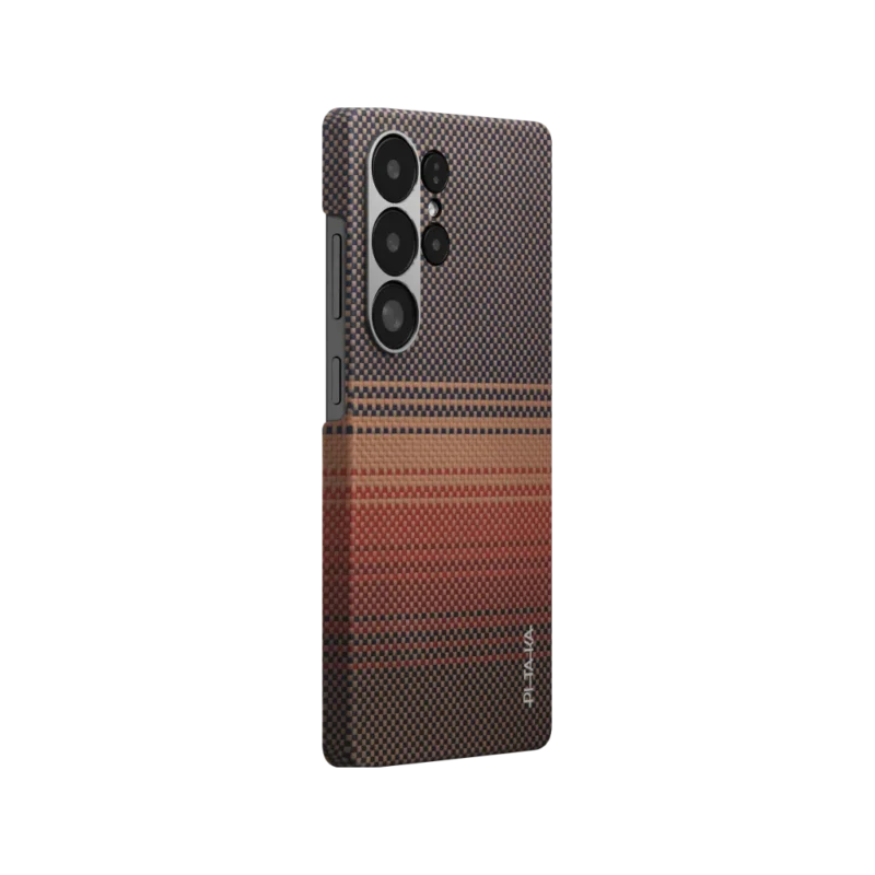 Pitaka Tactile Woven Case for Samsung Galaxy S25 Ultra (Thin and Light Case With Unique Woven Textures and Magsafe Compatibility)