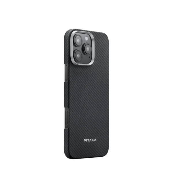 Pitaka Tactile Woven Case for Apple iPhone 16 Pro Max (Thin and Light Case With Unique Woven Textures and Magsafe Compatibility)