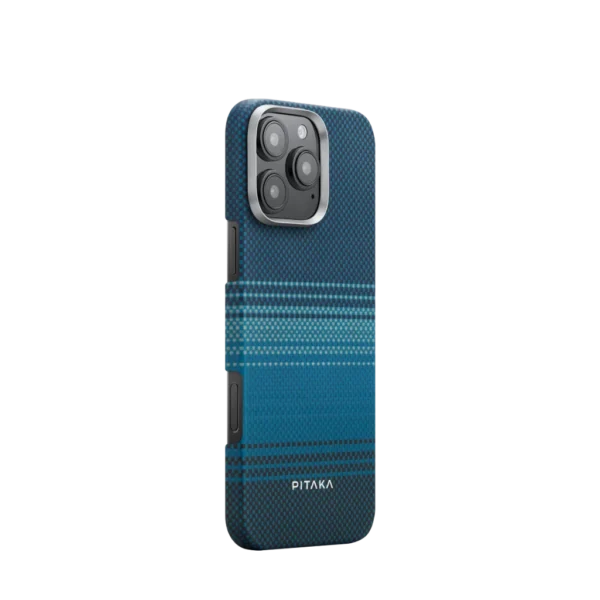 Pitaka Tactile Woven Case for Apple iPhone 16 Pro (Thin and Light Case With Unique Woven Textures and Magsafe Compatibility)