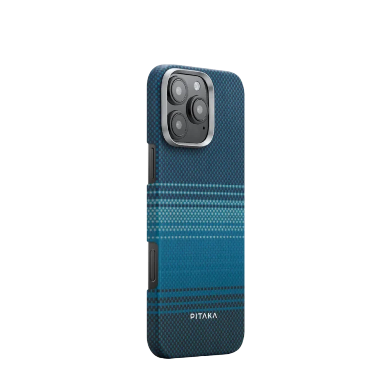 Pitaka Tactile Woven Case for Apple iPhone 16 Pro (Thin and Light Case With Unique Woven Textures and Magsafe Compatibility)