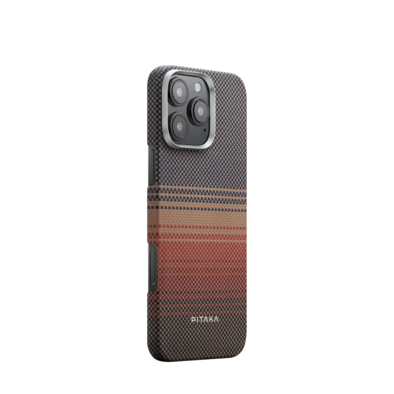 Pitaka Tactile Woven Case for Apple iPhone 16 Pro (Thin and Light Case With Unique Woven Textures and Magsafe Compatibility)