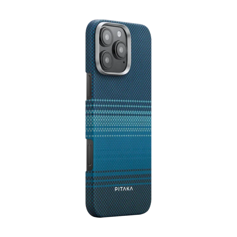 Pitaka Tactile Woven Case for Apple iPhone 16 Pro Max (Thin and Light Case With Unique Woven Textures and Magsafe Compatibility)