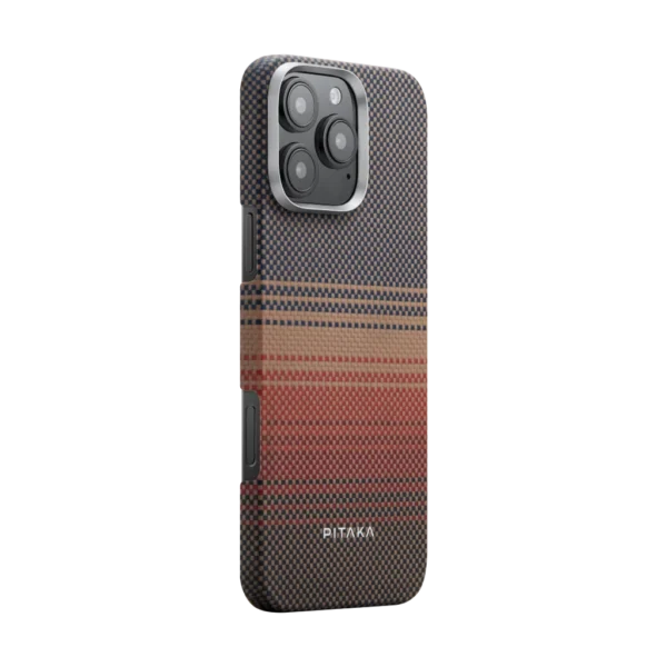 Pitaka Tactile Woven Case for Apple iPhone 16 Pro Max (Thin and Light Case With Unique Woven Textures and Magsafe Compatibility)