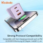 Mcdodo Dichromatic 67W 3-Ports GaN Charger