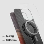 Pitaka Tactile Woven Case for Apple iPhone 16 Pro Max (Thin and Light Case With Unique Woven Textures and Magsafe Compatibility)