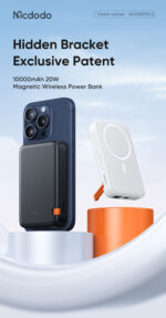 Mcdodo 10000mAh 20W Power Bank with Built-in Bracket