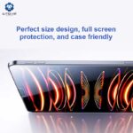 Lito Max+ Tempered Glass Screen Protector (With Easy Applicator) For Apple iPad 7/8/9