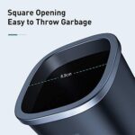 Baseus Dust-Free Vehicle-Mounted Trash Can (3 Rolls of Bags Included)