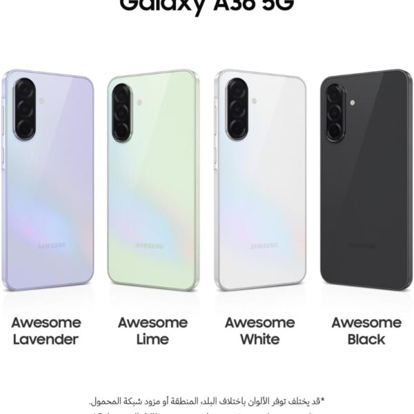 Samsung Galaxy A36 (Mid-Range Android Smartphone with Snapdragon CPU, AMOLED Display, IP67 and 45W Fast Charging)