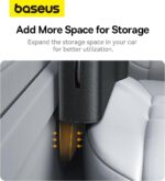 Baseus OrganizeFun Series Car Console Storage Organizer  (Large Capacity Storage Console with Cup Holder)