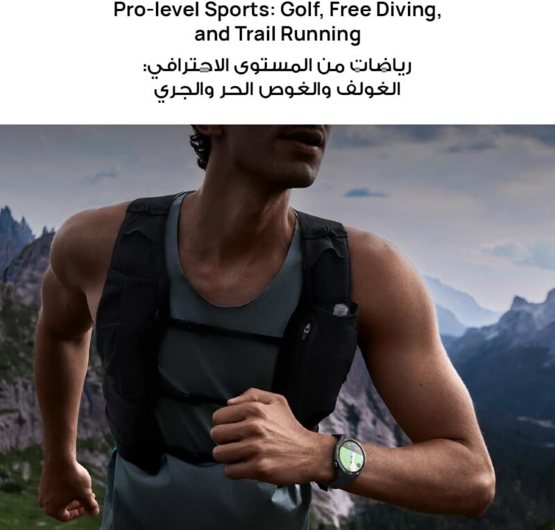 Huawei Watch GT5 Pro (46mm Smartwatch, Sharp-Edged Design,14 Days Battery Life, Pro-level Sports, Android & iOS Compatible