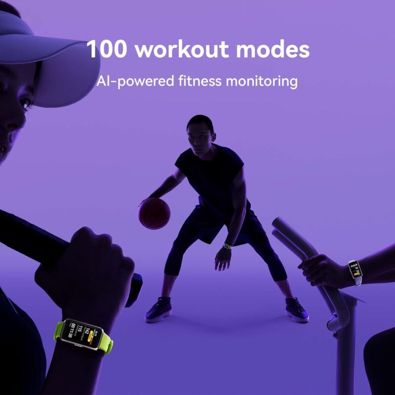 Huawei Band 10 (Smartwatch Aluminum Alloy Case, 14 Days Battery Life, Average Sleep HRV, AI-powered Fitness Monitoring Tracker)