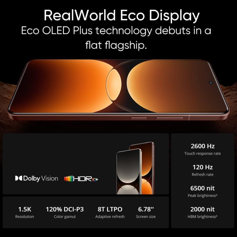 Realme GT7 Pro 12GB/512GB (Snapdragon 8 Elite, AI Ultra-Clear Snap Camera, RealWorld Eco Display)