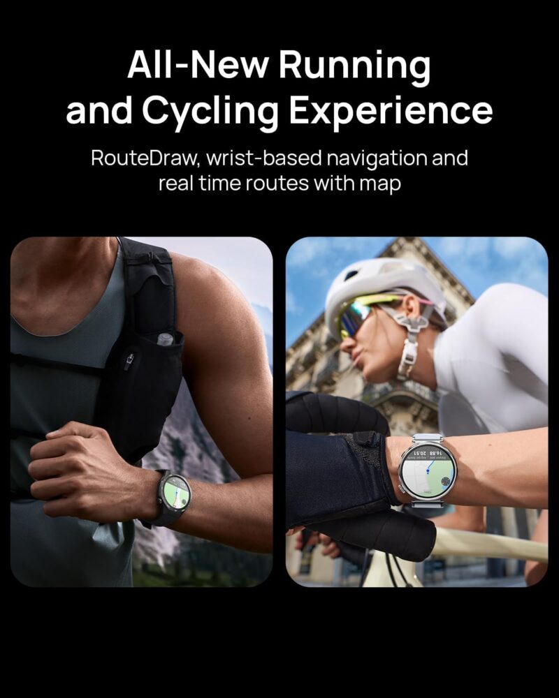 Huawei Watch GT5 (41/46mm Smartwatch, 14 Days Battery Life, Sharp Edged Design, Health Tracking, Compatible with Android & iOS)