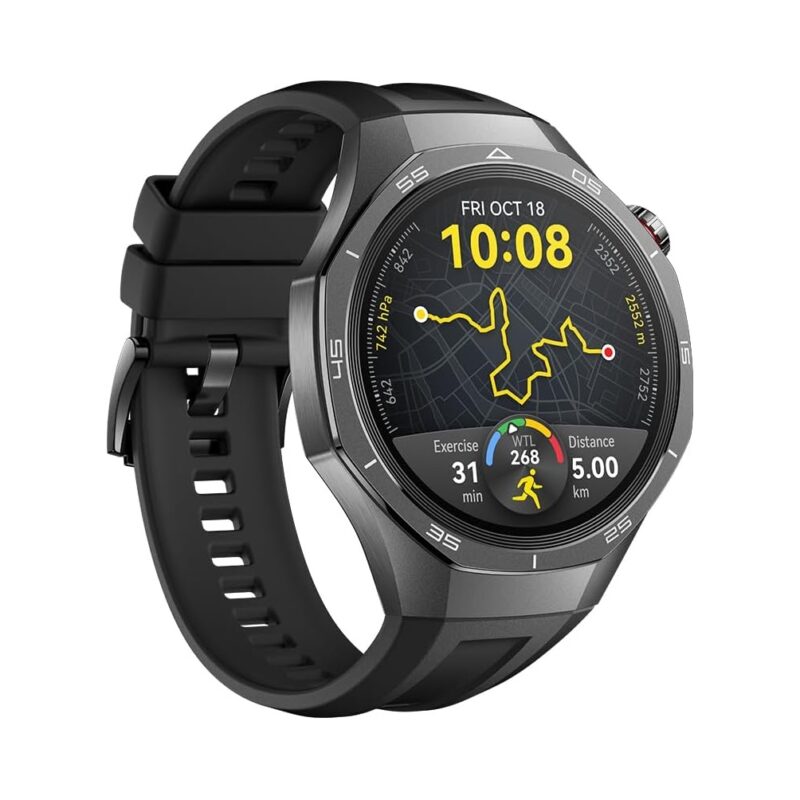 Huawei Watch GT5 Pro (46mm Smartwatch, Sharp-Edged Design,14 Days Battery Life, Pro-level Sports, Android & iOS Compatible