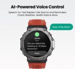 Amazfit T-Rex 3 (48mm Military Smartwatch, GPS, AI, Voice Control, Offline Maps, 170 Sports Modes, 328ft Water-Resistant)