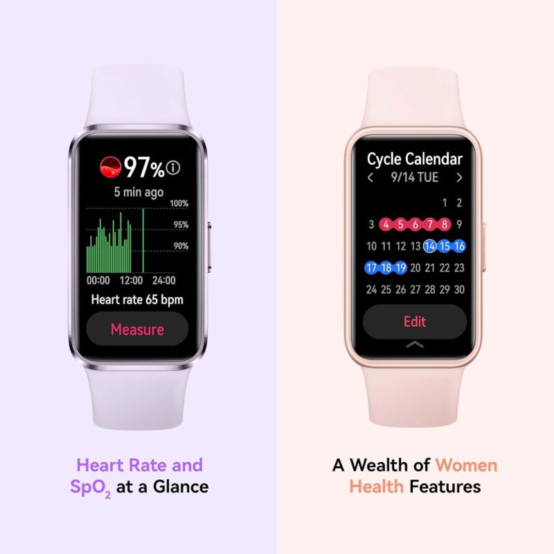 Huawei Band 10 (Smartwatch Aluminum Alloy Case, 14 Days Battery Life, Average Sleep HRV, AI-powered Fitness Monitoring Tracker)
