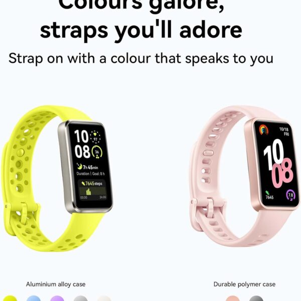 Huawei Band 10 (Smartwatch Aluminum Alloy Case, 14 Days Battery Life, Average Sleep HRV, AI-powered Fitness Monitoring Tracker)