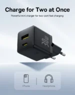 Baseus Palm 30W Fast Charger with Cable (Supports PD3.0, QC3.0, Smart Temperature Control with Cable Included)
