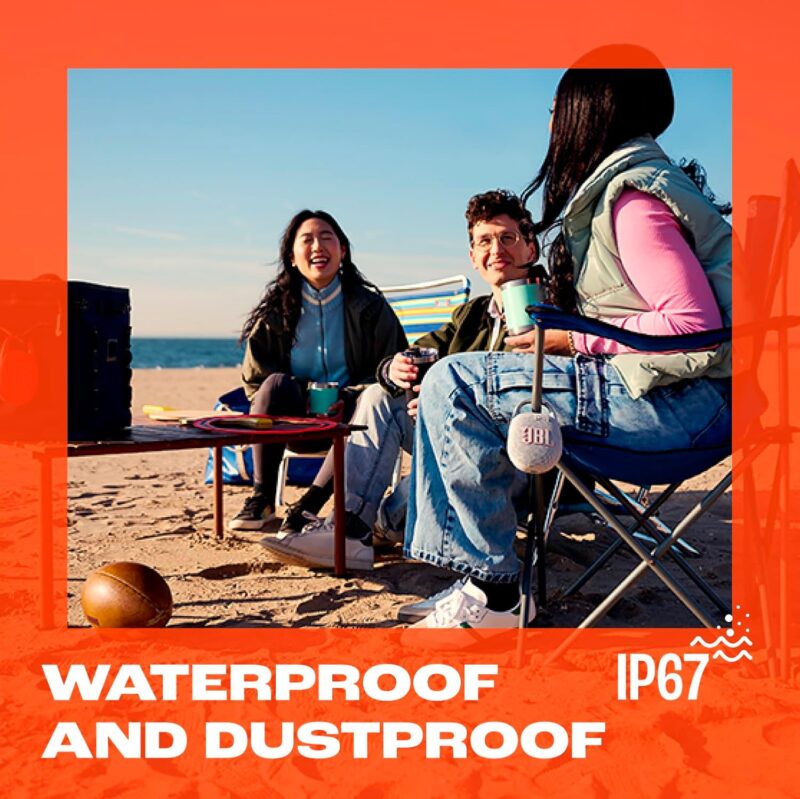 JBL Clip 5 (Ultra-Portable, Waterproof & Dustproof Bluetooth Speaker, Big Pro Sound with Punchy Bass)