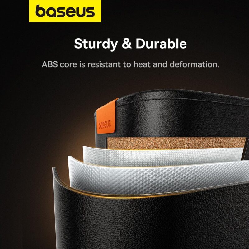 Baseus OrganizeFun Series Car Console Storage Organizer  (Large Capacity Storage Console with Cup Holder)