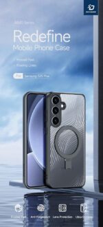Dux Ducis Aimo Mag Series Case for Samsung Galaxy S25 Plus with Magnetic Stand