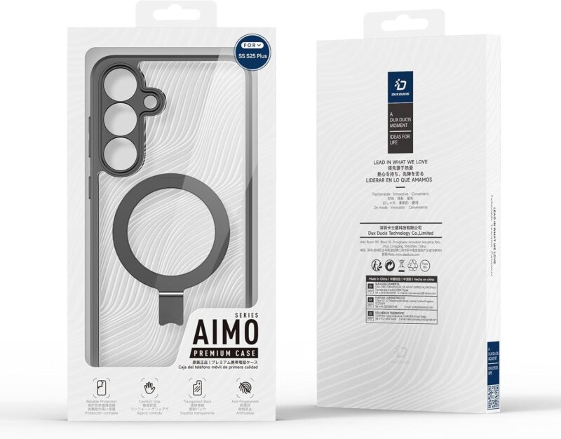 Dux Ducis Aimo Mag Series Case for Samsung Galaxy S25 Plus with Magnetic Stand