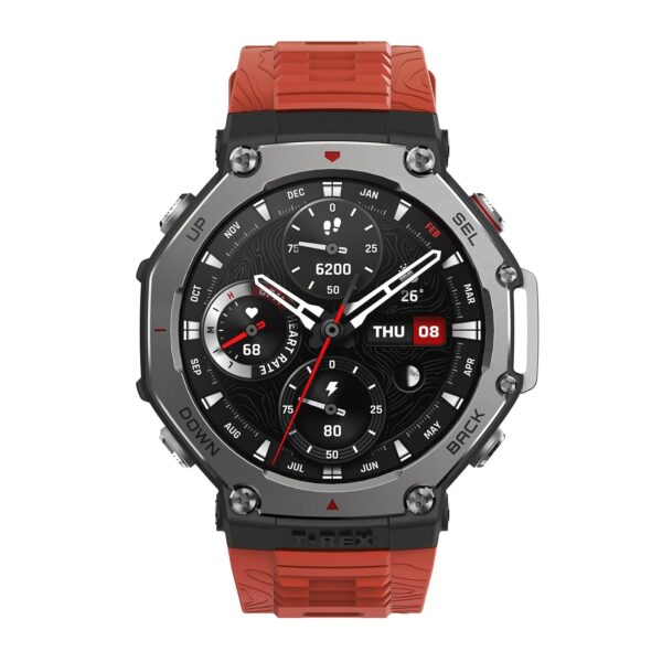 Amazfit T-Rex 3 (48mm Military Smartwatch, GPS, AI, Voice Control, Offline Maps, 170 Sports Modes, 328ft Water-Resistant)