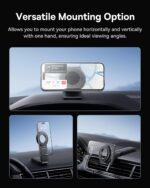 Baseus PrimeTrip Series C02 Mega Magnetic Car Mount (360 Rotatable and Foldable Magnetic Phone Holder)
