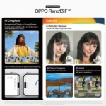 Oppo Reno 13F 5G 12GB/512GB (IP69 Android AI Smartphone, AMOLED LTPO, 45W SuperVOOC)