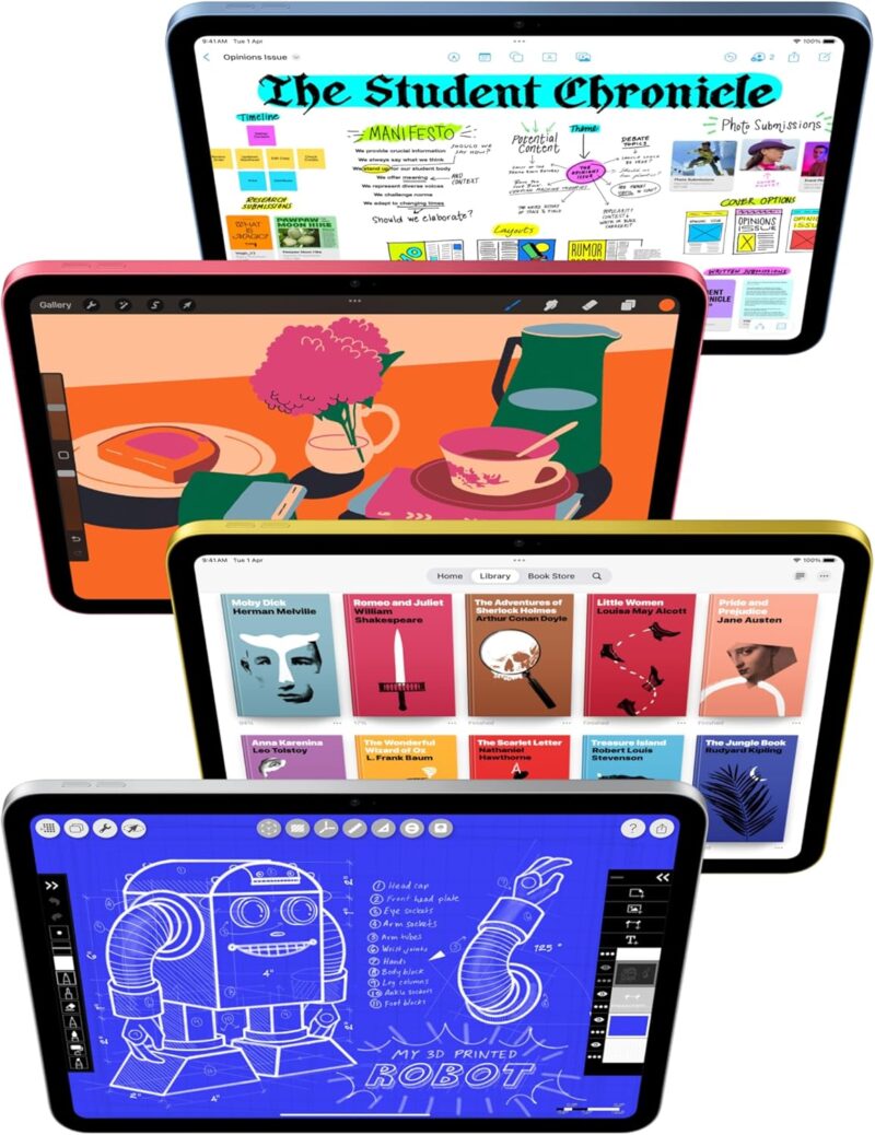 Apple iPad (11th Gen, 11-inch, 2025) | A16 Chip, Liquid Retina Display, All Screen Design, 4K Video and Apple Intelligence