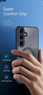 Dux Ducis Aimo Mag Series Case for Samsung Galaxy S25 Plus with Magnetic Stand