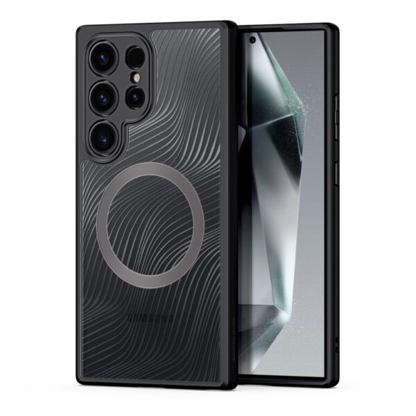 Dux Ducis Aimo Mag Series Case for Samsung Galaxy S24 Ultra with Magnetic Stand