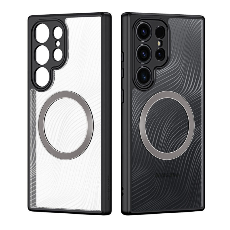 Dux Ducis Aimo Mag Series Case for Samsung Galaxy S24 Ultra with Magnetic Stand