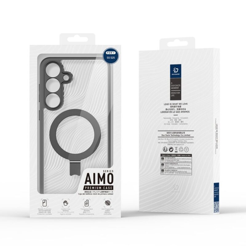 Dux Ducis Aimo Mag Series Case for Samsung Galaxy S25 with Magnetic Stand