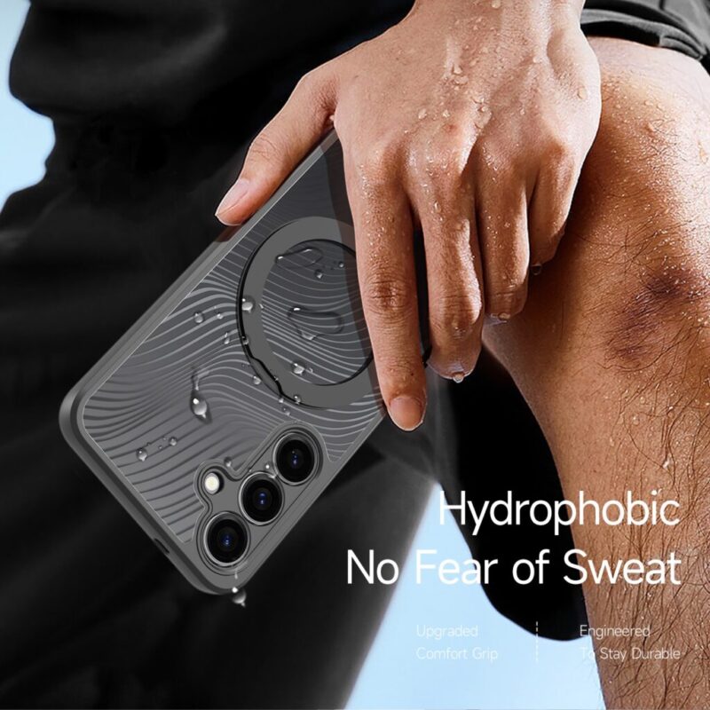 Dux Ducis Aimo Mag Series Case for Samsung Galaxy S25 with Magnetic Stand