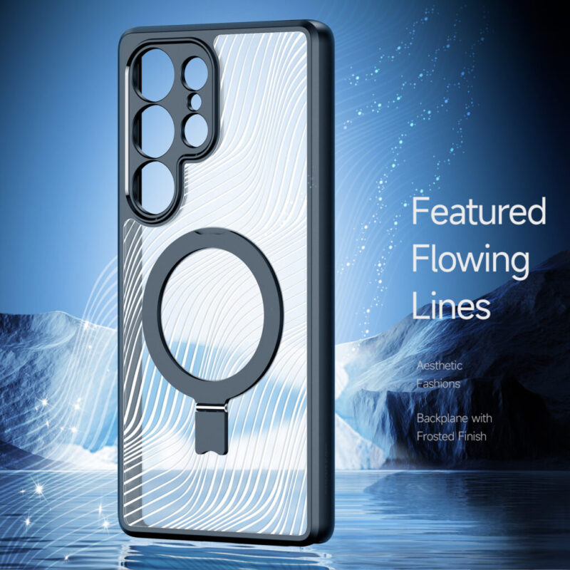 Dux Ducis Aimo Mag Series Case for Samsung Galaxy S25 Ultra with Magnetic Stand
