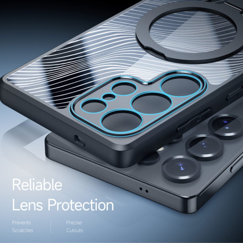 Dux Ducis Aimo Mag Series Case for Samsung Galaxy S25 Ultra with Magnetic Stand