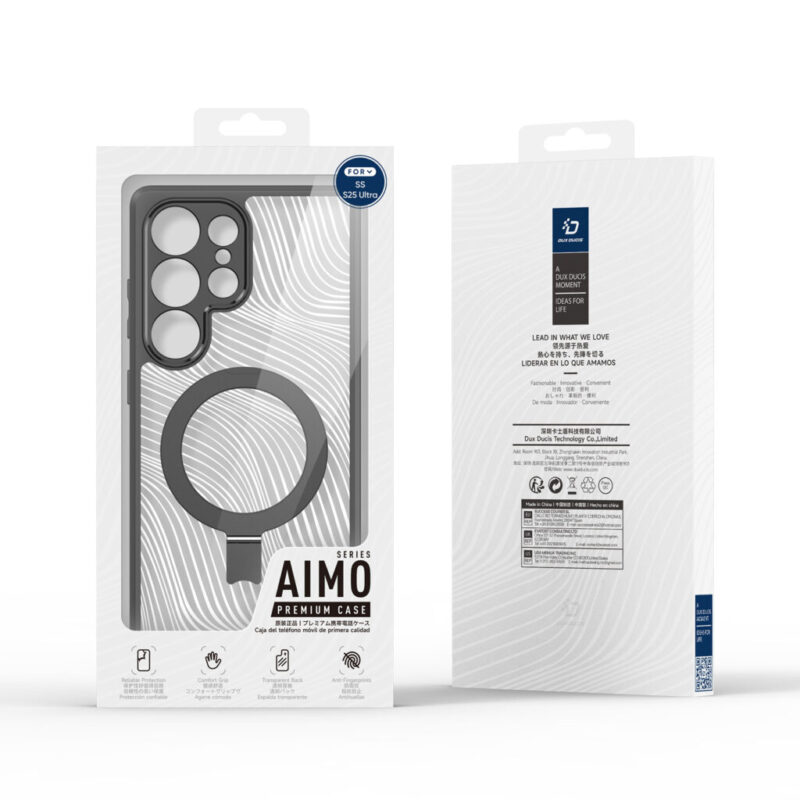 Dux Ducis Aimo Mag Series Case for Samsung Galaxy S25 Ultra with Magnetic Stand