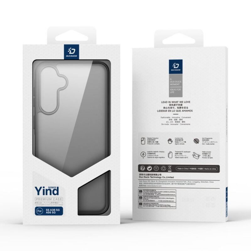 Dux Ducis Yind Series Case for Samsung Galaxy A36/A56 – Grey