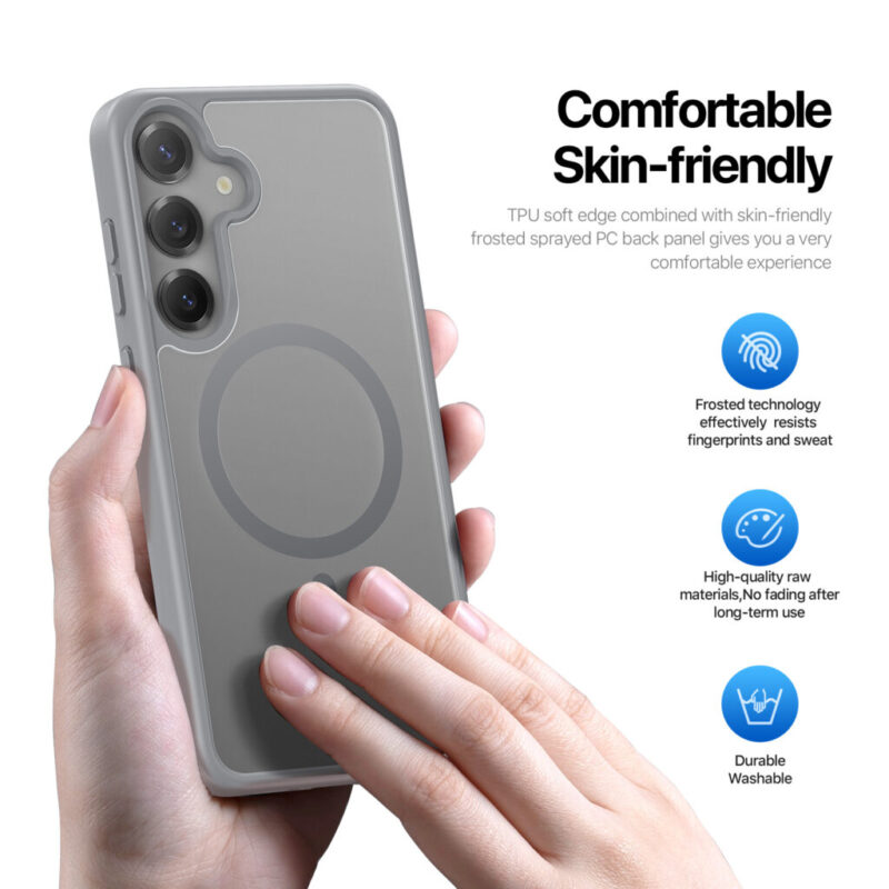 Dux Ducis Yind Series Case for Samsung Galaxy S25 – Grey