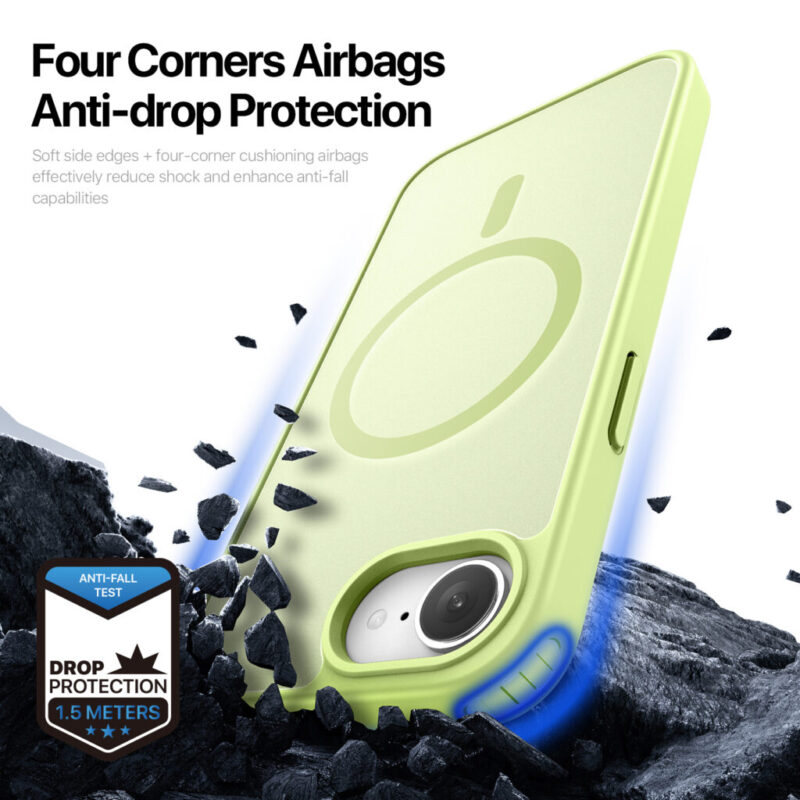 Dux Ducis Yind Series Case for Apple iPhone 16e – Lime Green