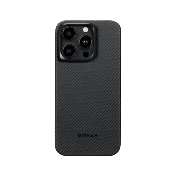 Pitaka Classic Case for Apple iPhone 15 Pro Max 600D (Ultra-Slim Aramid Fiber Case with Magsafe Compatibility)