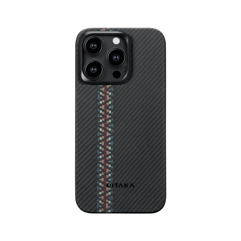 Pitaka Orchestra Case for Apple iPhone 15 Pro Max 600D (Tactile Woven Case with Magsafe Compatibility)