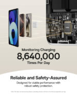Baseus Nomos Qi2 10,000mAh – 45W (Magnetic Power Bank with Kickstand and Built-in USB-C Cable)