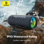 Baseus AeQur 30 Air (Portable Wireless Bluetooth Speaker, IPX5 Waterproof and 15 Hours of Audio Playback)