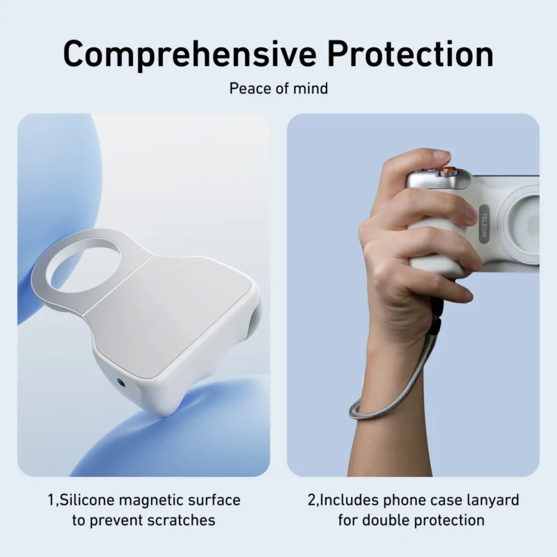 Telesin Magnetic Grip (Compatible with Magsafe Devices and any Magnetic Enabled Phones)