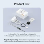 Telesin Magnetic Grip (Compatible with Magsafe Devices and any Magnetic Enabled Phones)